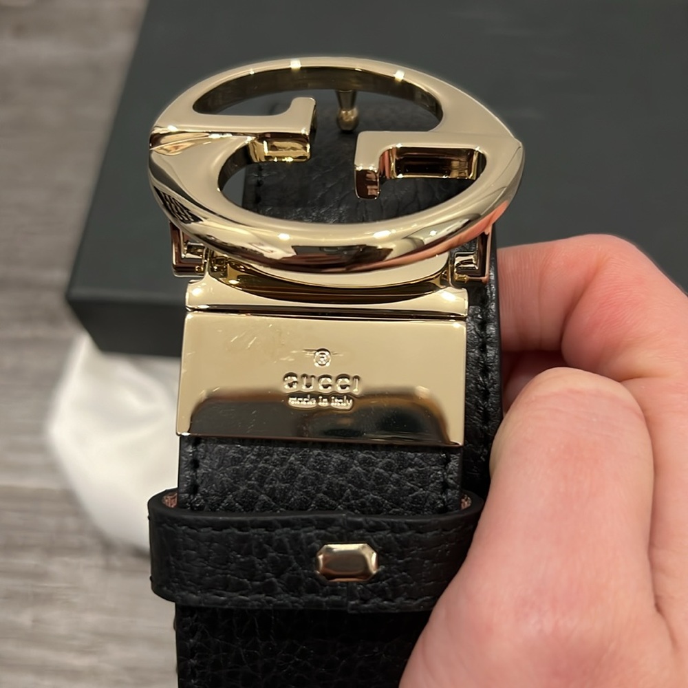 Gucci leather reversible belt - Picture 3 of 6